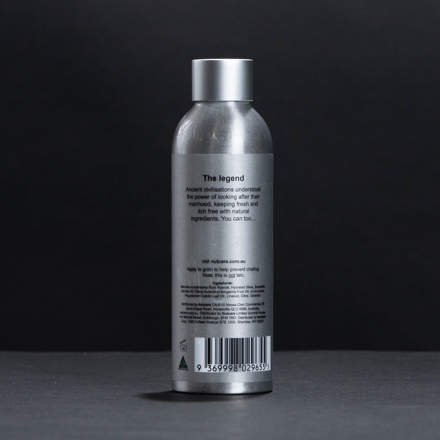 nutcare wood - mens body powder